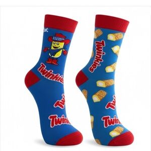 Twinkies Hostess Cakes Crew Socks 2 Pairs
